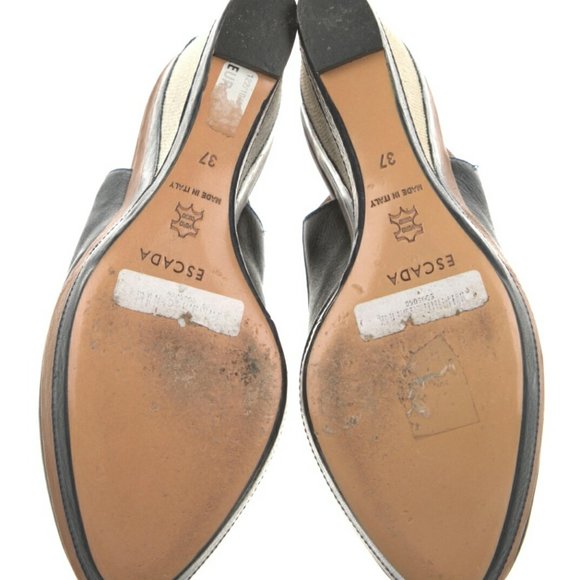 ESCADA Leather Slingback Pumps - Picture 4 of 4